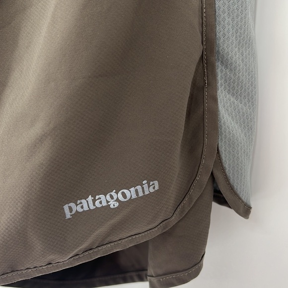 Patagonia Mens Swimming Trunks / Board Shorts Gray & Brown Size XL - Picture 2 of 6